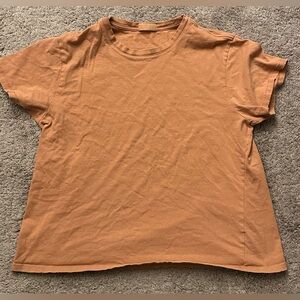 NUUDS tan brown top size L